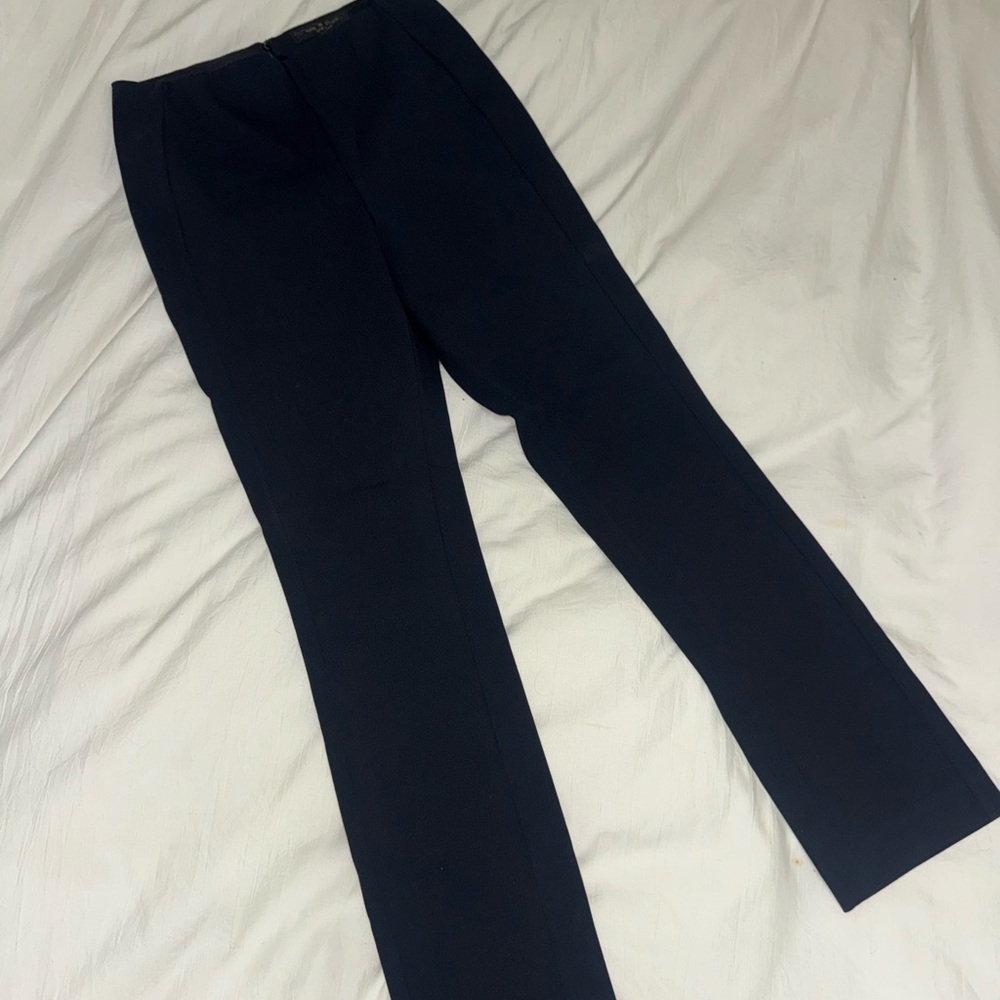 rag & bone Black Boot-Cut Dress Pants
